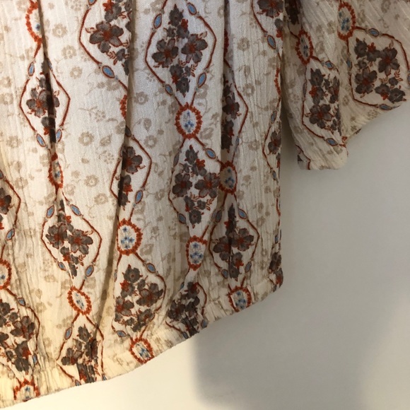 Multicolored off the shoulder crop top - Picture 3 of 5